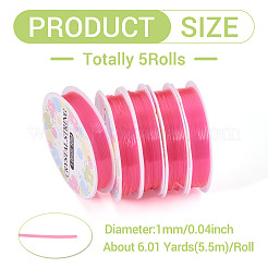 5 Rolls Round Elastic Crystal Thread&nbsp;EW-TA0001-11A