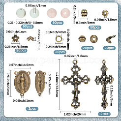 DIY Rosary Bead Necklaces Making Kits&nbsp;DIY-SC0031-46