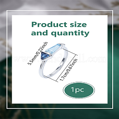 1Pc Bullet Shape Zinc Alloy Finger Rings&nbsp;RJEW-LP0005-20