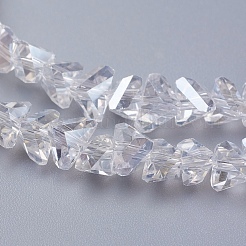 Electroplate Glass Beads Strands&nbsp;EGLA-J146-6mm-AB01