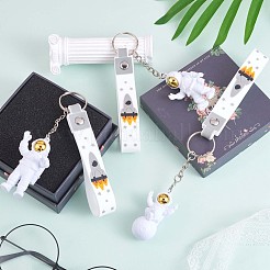 3Pcs Astronaut Keychain Cute Space Keychain for Backpack Wallet Car Keychain Decoration Children's Space Party Favors&nbsp;JX317A