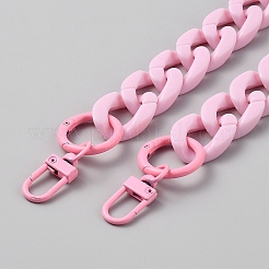 Acrylic Cuban Link Chain Bag Extender Chains&nbsp;AJEW-WH20130-186A