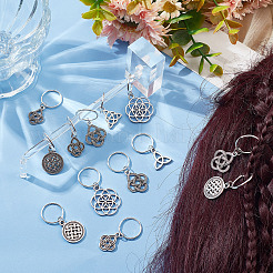 7 Bags 7 Styles Alloy Dreadlocks Beads&nbsp;OHAR-CP0001-08