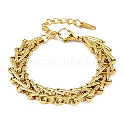 304 Stainless Steel Link Chain Bracelets for Women&nbsp;BJEW-C113-01G