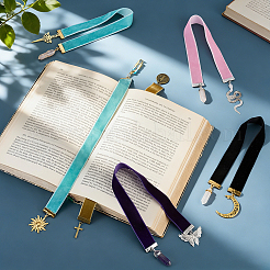 6Pcs Single Face Velvet Bookmark&nbsp;AJEW-PH01715