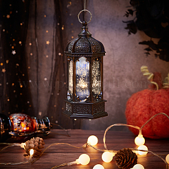 Christmas Theme Plastic Lamps Ornaments&nbsp;HJEW-WH0028-32