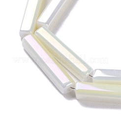 Electroplate Glass Beads Strands&nbsp;EGLA-Q128-10A