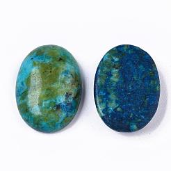 Natural Sesame Jasper/Kiwi Jasper Cabochons&nbsp;G-T062-18