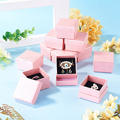 Shell Textured Paper Jewelry Ring Storage Gift Boxes&nbsp;CON-TAC0014-15D