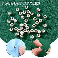 40Pcs 925 Sterling Silver Beads&nbsp;STER-UN0001-71