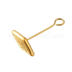 304 Stainless Steel Pendants&nbsp;STAS-R159-62G
