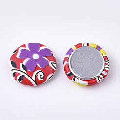 Imitation Leather Cabochons&nbsp;WOVE-S118-17C