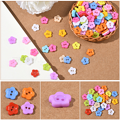 1 Bag 2-Hole Resin Buttons&nbsp;BUTT-SP0001-19A