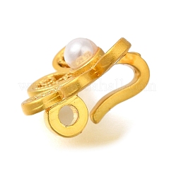 Brass Hoop Clasps&nbsp;KK-H506-05MG