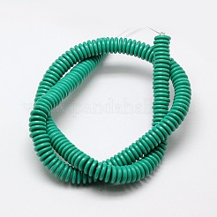 Imitation Amber Resin Heishi Beads Strands&nbsp;RESI-A009G-8mm-07