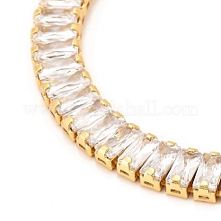 Adjustable Brass Micro Pave Cubic Zirconia Tennis Bracelets&nbsp;BJEW-F416-03G