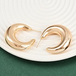 Brass Stud Earrings&nbsp;EJEW-H168-14D-G