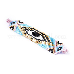 Handmade Seed Beads Links Connectors&nbsp;SEED-I012-21A