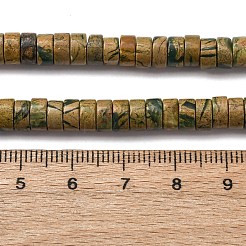 Natural Verdite Stone Beads Strands&nbsp;G-L624-I11-3x6mm
