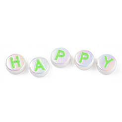 UV Plating Enamel Acrylic Beads&nbsp;PACR-N015-01C
