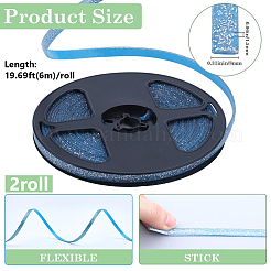 8Bags 4 Colors PVC Edge Banding&nbsp;AJEW-GF0013-70A