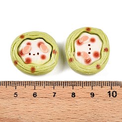 Cartoon Opaque Resin Decoden Cabochons&nbsp;RESI-N039-129C