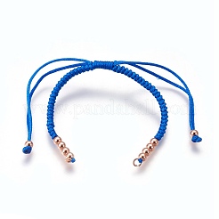 Nylon Cord Braided Bead Bracelets Making&nbsp;BJEW-F360-FRG
