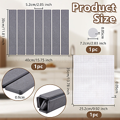 Rectangle Diatomaceous Earth Bathroom Mat&nbsp;AJEW-WH0556-50B