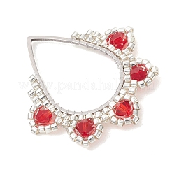 MIYUKI Delica Glass Seed Beaded Pendants&nbsp;PALLOY-MZ01243