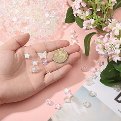 1640Pcs 6 Styles Acrylic Beads&nbsp;TACR-CA0001-32