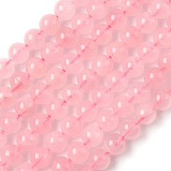 Pink Color Natural Madagascar Rose Quartz Beads Strands&nbsp;G-F222-41-6mm