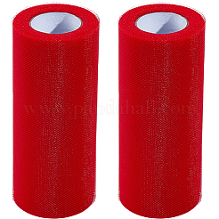 Deco Mesh Polyester Ribbons&nbsp;DIY-GF0013-21B