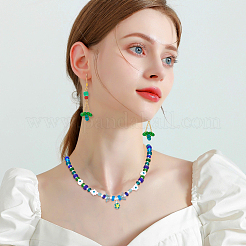 48Pcs 4 Colors Transparent Glass Beads&nbsp;GLAA-NB0001-59