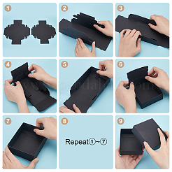Cardboard Jewelry Boxes&nbsp;CBOX-WH0003-29B