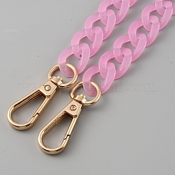 Acrylic Imitation Jelly Curb Chain Link Purse Chains&nbsp;FIND-WH0126-257C