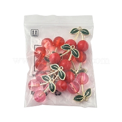 9Pcs 3 Styles Acrylic & Alloy Enamel Pendants&nbsp;ENAM-FS0004-72