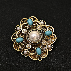 Baroque Style Flower Brooch for Women&nbsp;PW-WG27940-01
