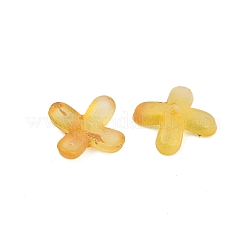 Metal Enlaced Acrylic Bead Caps&nbsp;OACR-G044-01I