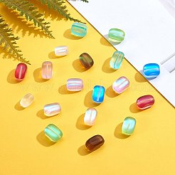 48Pcs 8 Colors Synthetic Moonstone Beads Strands&nbsp;G-SZ0001-05