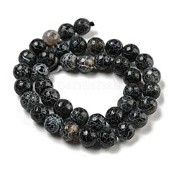 Crackle Agate Beads Strands&nbsp;G-A003-1