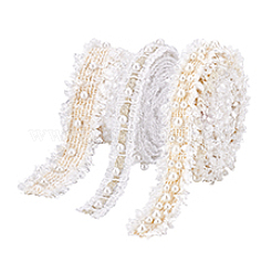 6 Yards 3 Styles Polyseter & Cotton Lace Trim Ribbon&nbsp;OCOR-PH0005-64