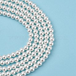 Eco-Friendly Glass Pearl Beads&nbsp;HY-J002-6mm-HX048