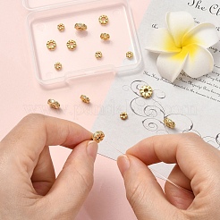 15Pcs 3 Styles Brass Cubic Zirconia Spacer Beads&nbsp;KK-CJ0003-84