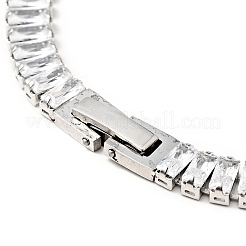 Clear Cubic Zirconia Tennis Bracelet&nbsp;BJEW-E009-03P