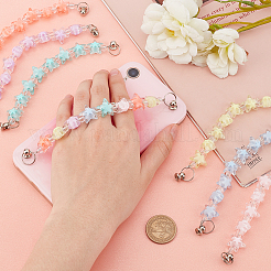 7Sets 7 Color Plastic Star Beaded Chain&nbsp;MOBA-PH0001-10