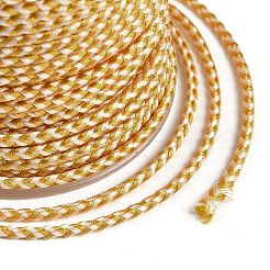 11M Polyester Braided Cord with Cotton Core & Metallic Thread&nbsp;OCOR-Z006-01-07