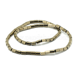 Electroplate Non-magnetic Synthetic Hematite Bead Strands&nbsp;G-F300-38A-06