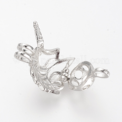 Alloy Diffuser Locket Pendants&nbsp;PALLOY-S062-22