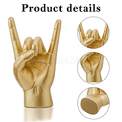Resin Rock Band Gesture Display Decorations&nbsp;DIY-WH0888-836