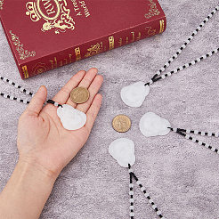 4Pcs Resin Imitation Gemstone Maitreya Buddha Pendant Necklace&nbsp;NJEW-FI0001-62B